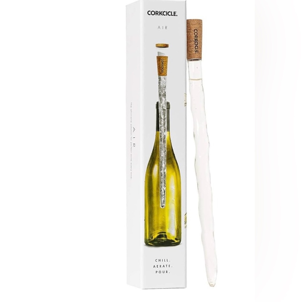 NWT NIB Corkcicle Air Wine Bottle Chiller for Whites & Reds Pour-Through Aerator